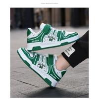 Zapatos de marca para niños, zapatos deportivos de cuero a la moda para niños y niñas, zapatos de tenis para niños, zapatos antideslizantes para correr al aire libre, zapatos de baloncesto - details 13