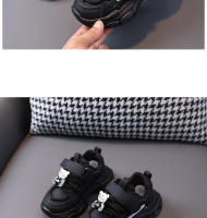 Nuevos zapatos deportivos de cuero zapatos para correr medianos y pequeños zapatos para niños pequeños tendencia - details 8