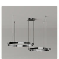 Colgante de Lámpara de Hierro Redondo de Lujo Moderno Ideal para Sala de Estar, Cocina, Dormitorio - details 10