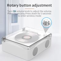 Reproductor de CD portátil retro - Altavoz doble Bluetooth/USB - Con toma de auriculares - Funda guardapolvo - Mando a distancia Mando a distancia - details 8