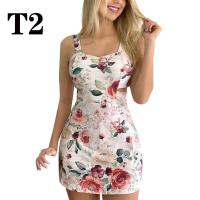 Vestido Mini de Impresión para Mujer Primavera-Verano Sin Mangas, Adelgazado en Caderas, Vestido Corto de Moda para Club Nocturno - details 20