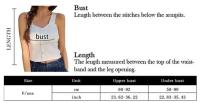 Tops cortos para mujer con almohadillas para sujetador, corsé de verano, chaleco con tirantes coreanos, camisola Sexy ajustada - details 0