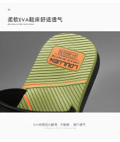Nuevas zapatillas de verano de los hombres desgaste tendencia antideslizante zapatillas frescas casa de los hombres baño flip - details 8