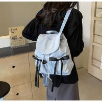 Kajenu-mochila con lazo de lona de nailon para mujer, bolso de viaje de gran capacidad, tendencia de moda, nicho coreano - details 18
