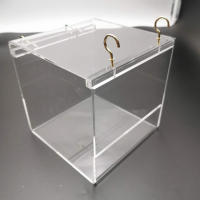 Bañera transparente de acrílico para pájaros enjaulados, baño de cacatúa para mascotas, transparente, para mascotas - details 1