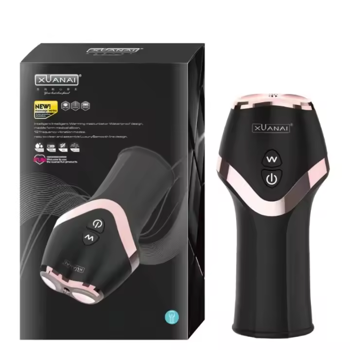 Masturbador masculino automático, Juguetes sexuales para hombres, masaje de 12 frecuencias, copa de masturbación, dispositivo erótico, vibración, producto para adultos - 1