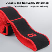 Banda elástica plegable para Yoga, cinturón de 8 secciones, portátil, para ejercicio, baile, Pilates, F - details 5