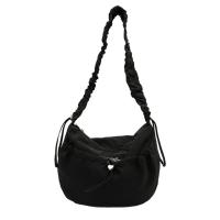 Bolso de hombro plisado de nailon a la moda, bolso cruzado con cordón de estilo coreano de Color sólido, bolso de mano ligero de gran capacidad para niñas - details 27