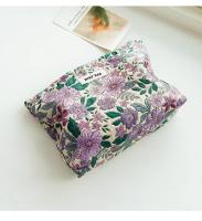 Bolsa de Maquillaje de Viaje de Lienzo de Doble Capa de Alta Calidad Bolsa de Almacenamiento Portátil para Mujeres con Estampado Bolsa de Maquillaje de Gran Capacidad - details 9