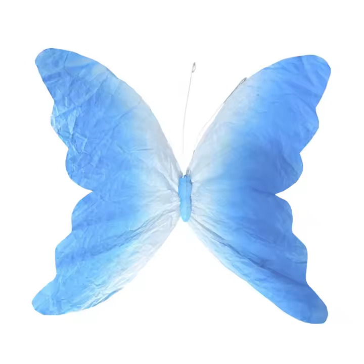 Mariposa de papel Artificial 3D, 30cm, decoración de boda a gran escala, escaparate, forma de mariposa, accesorios de fotografía, tema de niña - 1
