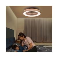 Blanco Ventilador de Techo, Motor DC 20W, Velocidad del Viento ajustable con Control Remoto, Adecuado Dormitorio, Habitación infantil. [Clase de eficiencia energética F] - details 1