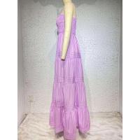 Vestido casual de moda primavera-verano con tirantes finos a rayas para mujer - details 29