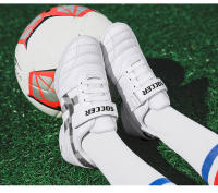 Nuevos zapatos de fútbol para hombres y mujeres, Velcro TF, uñas rotas - details 14
