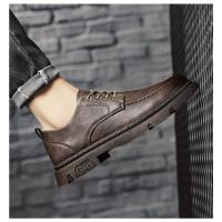 Vintage Hombres Zapatos de cuero de negocios Casual Jóvenes Zapatos de moda - details 7