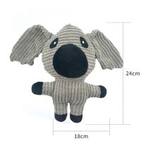 Juguetes de peluche de animales de vaca rosa para mascotas, juguetes chirriantes para masticar, silbidos, ardilla envuelta, lindo - details 7