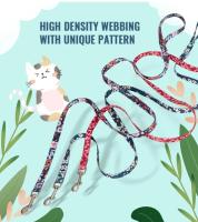 Truelove-Correa Floral para mascotas, diseño de primavera para niños pequeños, niños, niñas, perros y gatos, cuerda de peso ligero para correr, correa de entrenamiento para perros, poliéster TLL3113 - details 1