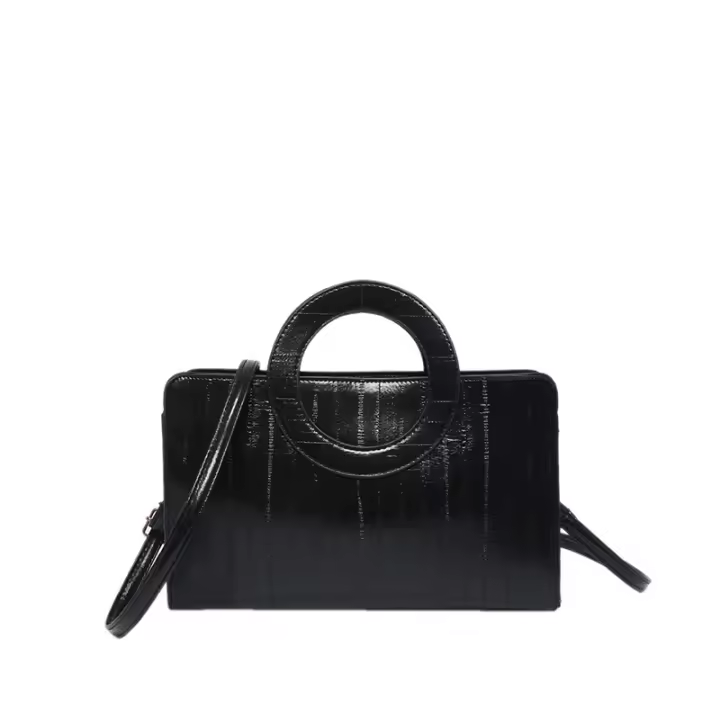 Bolso de Hombro de Moda 2025 para Mujeres Estilo Europeo Americano Patrón de Piedra - 1
