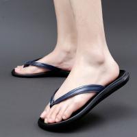 Zapatillas de Hombre para el Verano Estilo Plano de Piel de Vaca con Clip de Dedos para Uso al Aire Libre y Playa - details 7