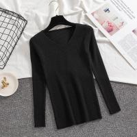 suéter de punto de manga larga para mujer, Jersey informal OL, otoño e invierno, 2025 - details 53