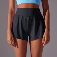 Pantalones cortos transpirables de cintura alta para mujer, pantalón corto para gimnasio, correr, tenis, doble cara, antibrillo, pantalones cortos deportivos informales - details 9