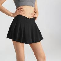 Falda deportiva de 5 colores, falda de secado rápido para exteriores, falda de tenis antideslumbrante, falda de tenis plisada de cintura alta transpirable de secado rápido para verano - details 0