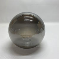 Reemplazo de pantalla de lámpara de vidrio Smoke G9 con apertura de 2cm, Globo Gris, ámbar, coñac, cubierta de sombra G9 para piezas, D10cm, D12cm, D15cm - details 3