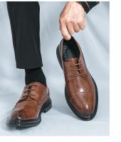 Zapatos de cuero casuales transpirables Vestido de negocios británico versátil - details 13