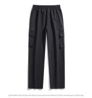 Pantalones cargo multibolsillos para hombre, nuevo estilo verano 2025, marca de moda, pantalones casuales de pierna recta holgados, pantalones deportivos para hombre - details 14