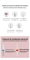 Pulidor De Uñas Pequeño Pulidor Eléctrico Gris Uñas Gruesas Herramientas Piel Muerta Pulidor Quitar Uñas - details 6