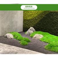 Césped de musgo de seda simulada, musgo artificial falso, diseño de paisaje de musgo de lana simulada, césped, bonsái, planta en maceta, pavimento - details 3