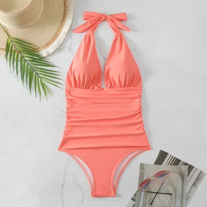 Traje de baño de una pieza estampado a la moda Traje de baño para mujer Bikinis sexis - 1