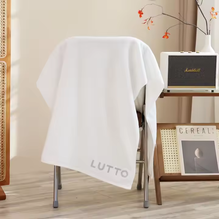 Toalla de algodón puro de lujo para adultos, toalla facial gruesa y absorbente, Clase A - 1