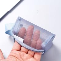 Bolsa De Cosméticos Con Manija De Malla Transparente Bolsa De Viaje Para Maquillaje Portátil Y Organizador De Almacenamiento - details 3
