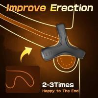 Anillo vibrador Leten para hombres, anillos de silicona, vibrador intenso para hombres, erección más larga, más dura, más fuerte, juguetes sexuales para adultos - details 3