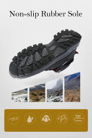Botas de senderismo impermeables para hombre al aire libre, botas de acampada, zapatos de senderismo resistentes al desgaste, botas de Trekking para escalada de montaña de alta calidad - details 5