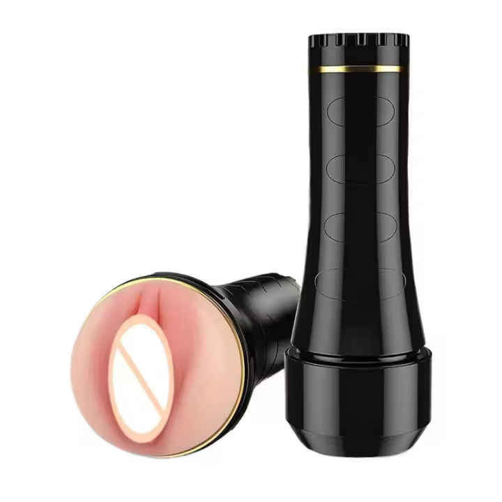 Embalaje privado Masturbador automático masculino sexy Vagina Coño Succión Vibración Masajeador Real Mamada Masturbación Copa Juguetes sexuales para adultos para 18 hombres - 1