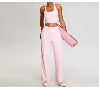 Camiseta interior de Yoga i-word para mujer, Top deportivo de secado rápido a prueba de golpes, sujetador informal con belleza fruncido en la espalda, ropa interior de Fitness para gimnasio, novedad - details 9