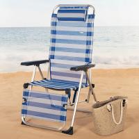 Playa Plegable de alumnio y textileno, multiposición 5 Posiciones, Peso máximo soportado 110kg, antivuelco, Medidas 75 x 63 x 43/114 cm, hamacas Plegables - details 1