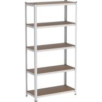 2X Estanterías Almacenaje 1750Kg 180x90x40cm Cargas Pesadas Taller 10 Estantes Plata - details 4