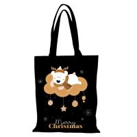 Bolso bonito, regalo de Año Nuevo, bolso de mano de Anime de dibujos animados, bolsos de lona de Feliz Navidad, bolso de mano para mujer, bolsas de tela, bolso De compras Eco Lady - details 8