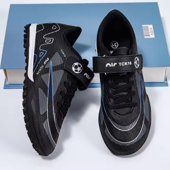 Zapatos de Fútbol para Niños de Alta Calidad Entrenamiento Popular con Hebilla Velcro - 1
