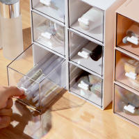 Organizador apilable de plástico para cocina, cajas de almacenamiento resistentes para cajón, estante, armario - details 1