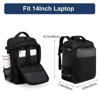Mochila de Negocios Sencilla Funcional Multifuncional para Laptop de 14/15.6 Pulgadas - details 1