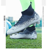 Zapatos de fútbol de marca para hombres, botines de fútbol para niños pequeños, zapatillas de entrenamiento de fútbol de cuero para niños, zapatos de tacos de fútbol al aire libre - details 4