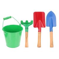 Set de Herramientas de Jardinería Ligeras para Niños Pala de Arena de Colores Verdes - details 3