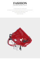 Bolso de hombro rojo de gran capacidad para mujer, nuevo y versátil - details 5