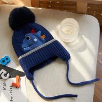 Gorro de Bebé con Bufanda 2023 Diseño de Dibujos Animados Lindos Gorro de Pelo Cálido de Invierno para Niños y Niñas Estilo de Moda con Diseño de Conejo y Dinosaurio - details 5