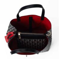 CH elegante bolso de hombro con letras de gran capacidad con cerradura diseño creativo tendencia de moda bolso cruzado para ir al trabajo mochila de lujo de alta gama - details 6