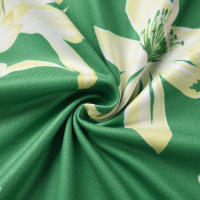 Vestidos largos con cuello en V para mujer, sin mangas, cintura alta, playa, Maxi, estampado verde S - details 17