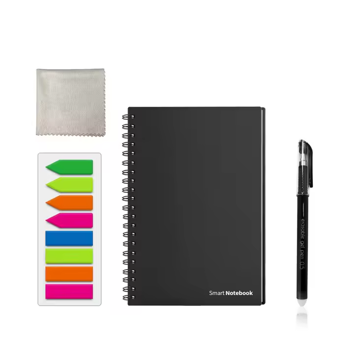 NeWYeS Cuaderno Infinite A6 Reutilizable, Adaptable para Escaneo a PDF, Incluye Lápiz y Micro Paño Borrable - 1